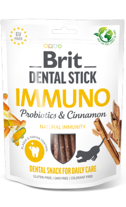 Biscoitos para Cão Brit Care Dental Stick with Immuno Probiotics & Cinnamon – imagem secundária 1