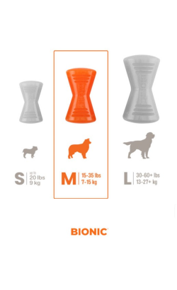 Brinquedo para cão Bionic Bone Mordedor Porta-Snacks – imagem secundária 2