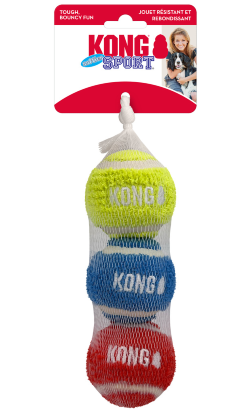 Brinquedo para cão Kong Sport Softies Balls | 3 unidades – imagem secundária 2