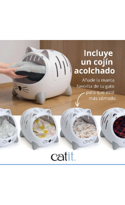 Transportadora & Cama p/ Gatos Catit Pixi Mio – imagem secundária 4
