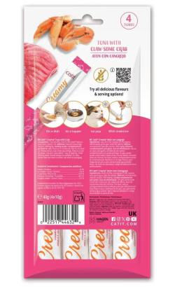 Catit Snacks Creamy | Atum & Caranguejo – imagem secundária 1