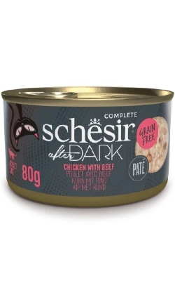 Schesir Cat After Dark Patê de Frango com Carne de Vaca – imagem principal
