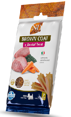 Biscoitos para cão N&D Brown Lamb, Carrot, Spirulina Dental Treat Adult Mini – imagem principal