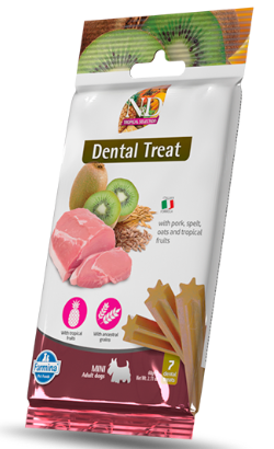 Biscoitos para cão N&D Tropical Selection Dental Treat Pork Adult Mini – imagem principal