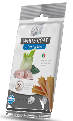 Biscoitos para cão N&D White Dental Treat Sea Spirulina Adult Medium Maxi – imagem principal