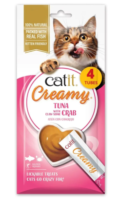 Catit Snacks Creamy | Atum & Caranguejo – imagem principal