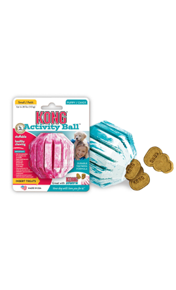 Brinquedo para cão Kong Activity Ball Puppy | Cores Sortidas – imagem principal