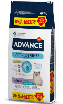 Advance Cat Sterilized Hairball | Turkey & Barley - Bónus