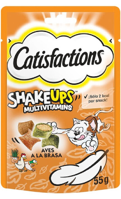 Biscoitos para Gato Catisfactions Shakeups Aves na Brasa