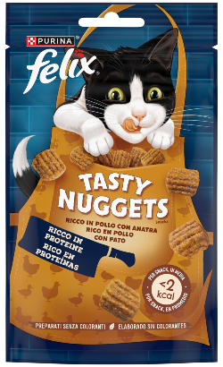 Biscoitos para Gato Felix Tasty Nuggets | Chicken & Duck – imagem secundária 1