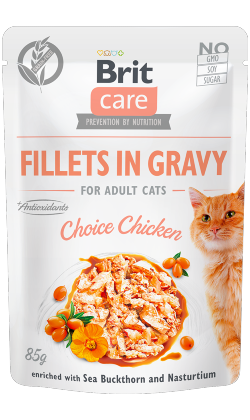 Brit Care Cat Fillets in Gravy Choice Chicken
