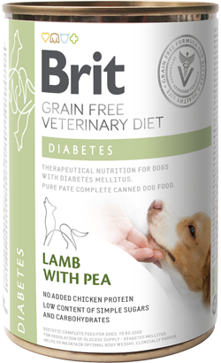 Brit Veterinary Diet Diabetes Grain-Free Lamb with Pea