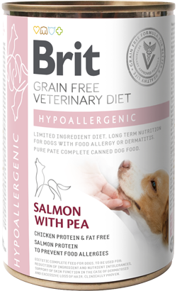 Brit Veterinary Diet Hypoallergenic Grain-Free Salmon with Pea