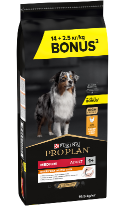 Pro Plan Medium Adult Everyday Nutrition Chicken - Bónus