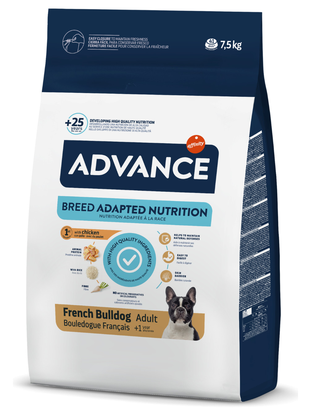 Advance Adult French Bulldog Chicken & Rice – imagem principal