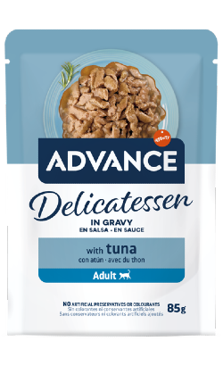 Advance Cat Delicatessen em Molho com Atum