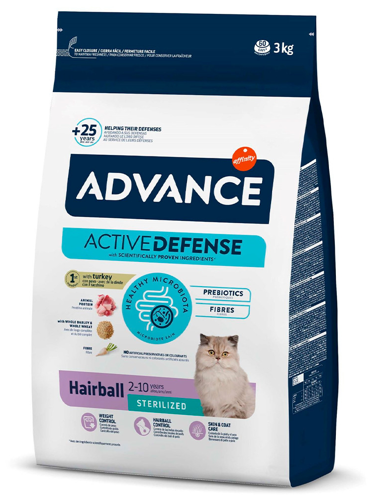 Advance Cat Sterilized Hairball | Turkey & Barley