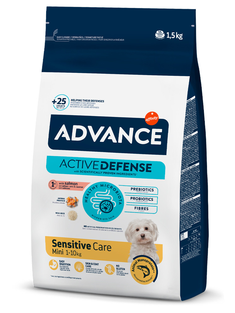 Advance Mini Adult Sensitive Care Salmon & Rice – imagem principal