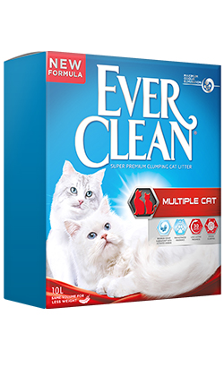Areia para Gatos Auto Aglomerante Ever Clean Multiple Cat – imagem principal