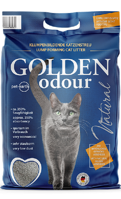 Areia para Gatos Auto Aglomerante Golden Odour – imagem principal