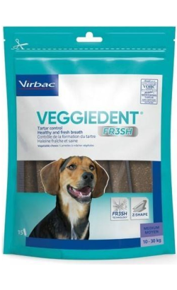 Barritas para cão Virbac Veggiedent FR3SH – imagem secundária 3