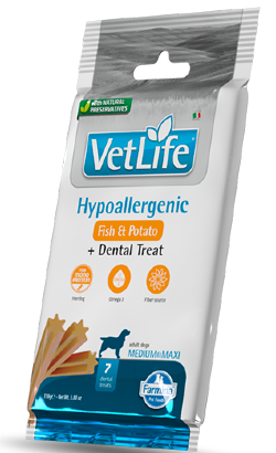Biscoitos Farmina Vet Life Hypoallergenic Fish & Potato Canine Medium Maxi – imagem principal
