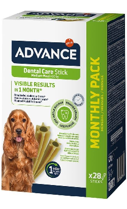 Biscoitos para cão Advance Dental Care Stick Medium & Maxi Multipack