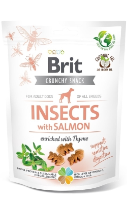 Biscoitos para Cão Brit Care Crunchy Cracker Insects with Salmon Enriched with Thyme – imagem principal