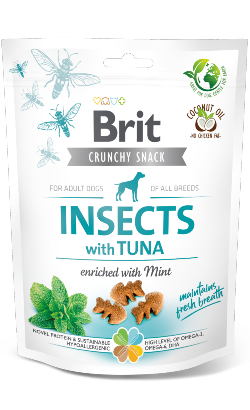 Biscoitos para Cão Brit Care Crunchy Cracker Insects with Tuna Enriched with Mint – imagem principal
