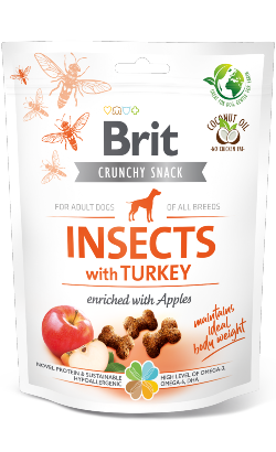 Biscoitos para Cão Brit Care Crunchy Cracker Insects with Turkey and Apples – imagem principal