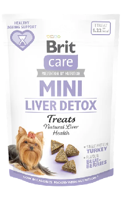 Biscoitos para Cão Brit Care Mini Treats Liver Detox