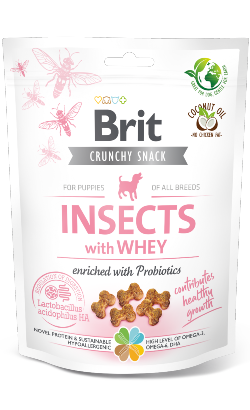 Biscoitos para Cão Brit Care Puppy Crunchy Cracker Insects with Whey enriched with Probiotics – imagem principal