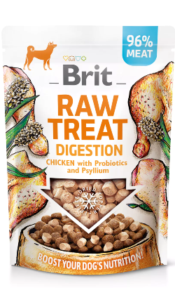 Biscoitos para Cão Brit Care Raw Treat Digestion Freeze Dried | Chicken with Probiotics – imagem principal