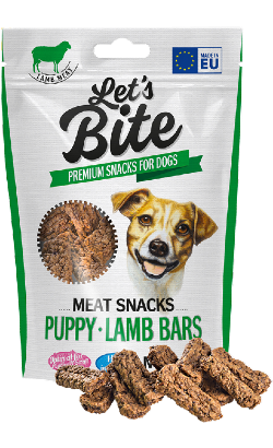 Biscoitos para Cão Brit Let's Bite Meat Snacks Puppy Lamb Bars – imagem principal
