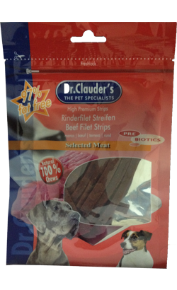 Biscoitos para cão Dr. Clauder's Filet Strips | Beef – imagem principal