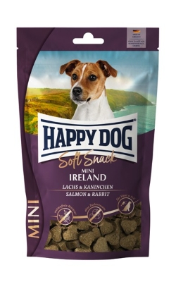 Biscoitos para Cão Happy Dog Soft Snack Mini Ireland Salmão & Coelho