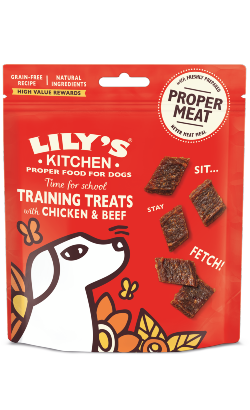 Biscoitos para cão Lilys Kitchen Adult Training Treat Chicken & Beef – imagem principal