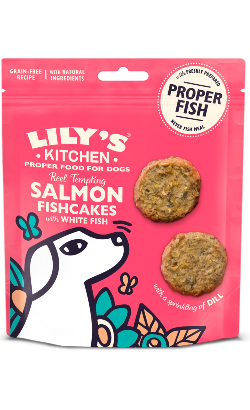 Biscoitos para Cão Lilys Kitchen Salmon Fish Cakes Treat – imagem secundária 1