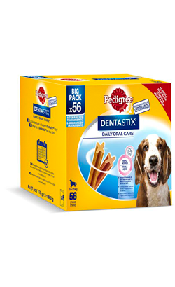 Biscoitos para cão Pedigree Snack Dentastix Médio Multipack – imagem secundária 1