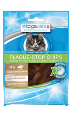 Biscoitos para Gato Bogadent Gato Plaque-Stop Chips Frango – imagem principal