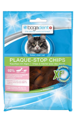 Biscoitos para Gato Bogadent Gato Plaque-Stop Chips Peixe