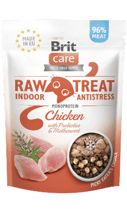 Biscoitos para Gato Brit Care Raw Treat Cat Indoor & Antistress | Chicken – imagem principal