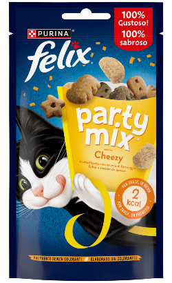 Biscoitos para Gato Felix Party Mix Cheezy – imagem secundária 1