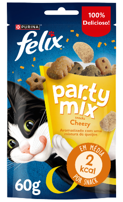 Biscoitos para Gato Felix Party Mix Cheezy – imagem principal