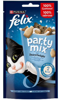 Biscoitos para Gato Felix Party Mix Dairy Delights – imagem secundária 1