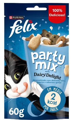 Biscoitos para Gato Felix Party Mix Dairy Delights – imagem principal