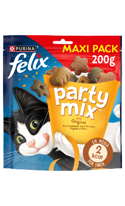 Biscoitos para Gato Felix Party Mix Original MaxiPack