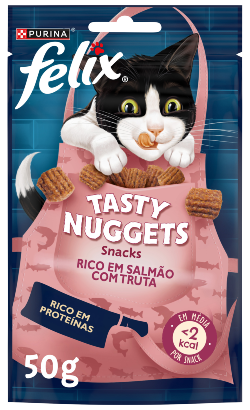 Biscoitos para Gato Felix Tasty Nuggets | Salmon & Trout – imagem principal