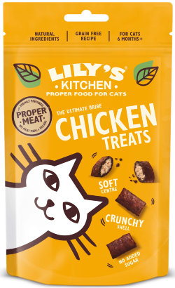 Biscoitos para Gato Lilys Kitchen Cat Adult Chicken Treats