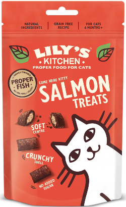 Biscoitos para Gato Lilys Kitchen Cat Adult Salmon Treats